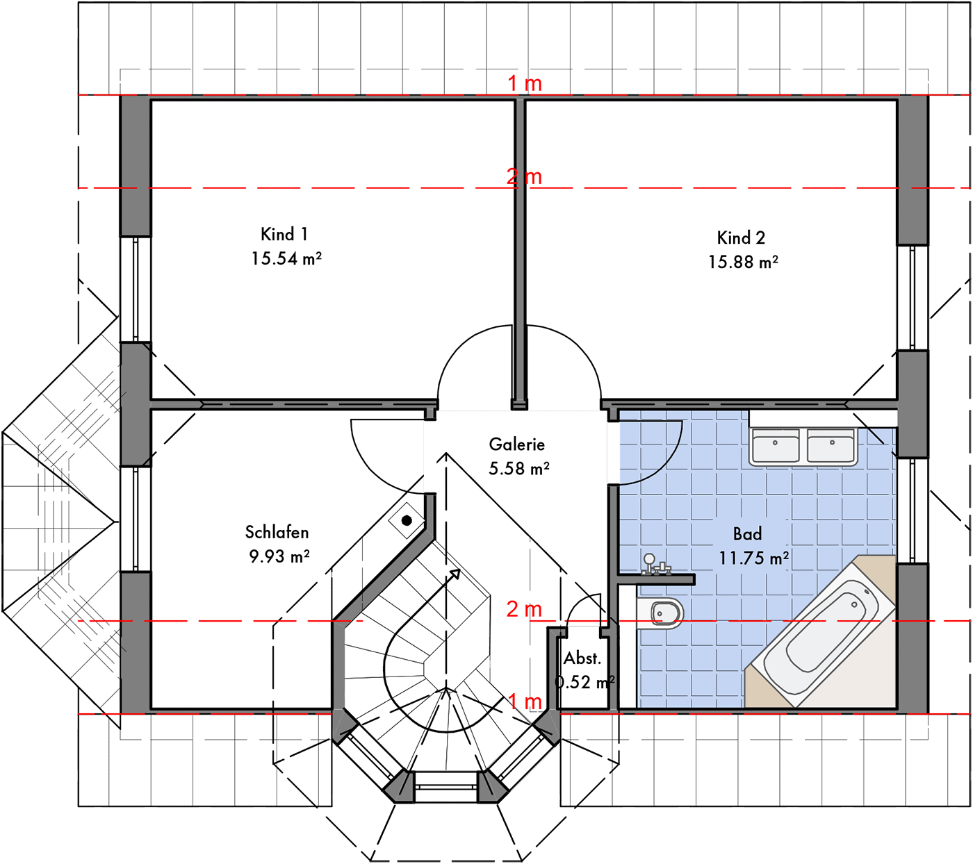 Grundriss Einfamilienhaus Staaken OG